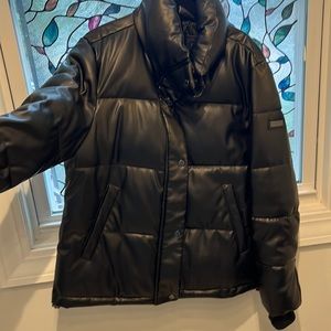 BCBG black puffy jacket